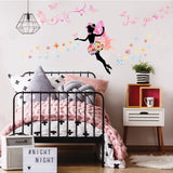 PVC Wall Stickers, for Wall Decoration, Dancer Pattern, 390x700mm