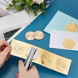 1 Box Stainless Steel Embosser, Hand-Held Embossing Stamp, for Books, Envelopes, Napkins, with 2Pcs Blank Steel Disc, Mixed Color, 42~123x42~54x2~24mm