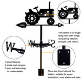 Orangutan Iron Wind Direction Indicator, Weathervane for Outdoor Garden Wind Measuring Tool, Car, 267x358mm
