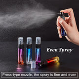 Glass Gradient Color Spray Bottle, Mixed Color, 9.6x2cm, capacity: 10ml