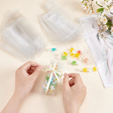 Rectangle Transparent Plastic PVC Box Gift Packaging, Waterproof Folding Box, for Toys & Molds, Clear, Box: 4x4x10cm