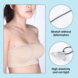 8 Pairs 4 Style Adjustable Transparent Bra Straps, Fine Cord Shoulder Straps, with Alloy Buckle, Mixed Color, 230~460x1mm, 2 pairs/style