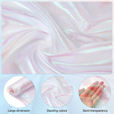 Laser Polyester Fabric, for Stage Show Costume Decoration, Colorful, 150x0.01cm