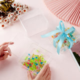 Square Acrylic Storage Boxes, Gift Case, Clear, 13x12x6cm, Inner Diameter: 12.6x11.6cm