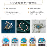 Round Copper Wire for Jewelry Making, Silver, 0.7mm, 21 Gauge, about 65.61 Feet(20m)/roll