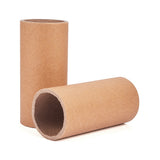 Kraft Paper Tube, Camel, 9.9x4.6cm, Inner diameter: 4cm