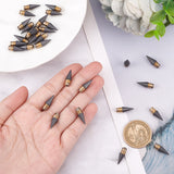 Tungsten Alloy Pencil Replacement Nibs, for Infinite Pencil, Gold, 16.5x6mm, Hole: 2mm, 30pcs