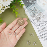 30Pcs 304 Stainless Steel Charms, Horseshoe, Stainless Steel Color, 13x10x1mm, Hole: 3mm