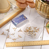 30Pcs 5 Colors Alloy Enamel Pendants, Golden, Cattle Head, Mixed Color, 21x21x2mm, Hole: 1.6mm, 6pcs/color