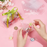 120Pcs Transparent PVC Box Candy Treat Gift Box, for Wedding Party Baby Shower Packing Box, Rectangle, Clear, Finished Product: 7x3.7x6.6cm; Unfold: 16.4x10.7x0.07cm