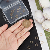 20Pcs 925 Sterling Silver Double Loop Jump Rings, Round Rings, Golden, 7x1mm, Inner Diameter: 5.5mm