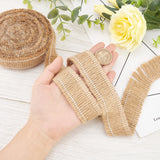 Flat Jute Cord, Jute Twine, for Jewelry Making, BurlyWood, 30mm