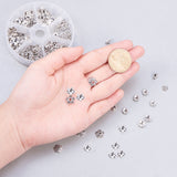 Tibetan Style Spacer Beads End Caps Antique Silver Jewelry Findings Beads Caps Mix Style, 180pcs/box