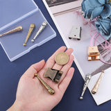 DIY Bolo Tie End Finding Making Finding Kit, Including 6Pcs Alloy Cord End, Bolo Tie End Caps, 6Pcs Iron Bolo Tie Slide Clasps, Mixed Color, 9pcs/box