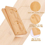 Bamboo Tea Serving Tray, for Serving Breakfast, Appetizers, Cheese, Tea, Coffee, 22.1x11x1cm