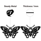 Iron Wall Signs, Metal Art Wall Decoration, for Living Room, Home, Office, Garden, Kitchen, Hotel, Balcony, Butterfly, 200x300x1mm