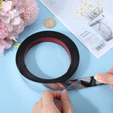 PVC Plastic Edge Banding, Adhesive Veneer Edge Trim for DIY Table, Cabinet, Furniture, Decorative Trim, Silver, 20x1.5mm, 5m/roll