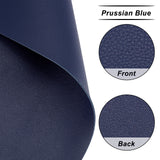 PU Leather, Garment Accessories, Prussian Blue, 67x20x0.15cm