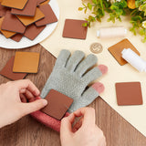 30Pcs 2 Colors Imitation Leather Label Tags, for DIY Jeans, Bags, Shoes, Hat Accessories, Square, Mixed Color, 50x50x2mm, 15pcs/color