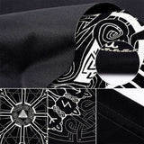 2Pcs 2 Style Lint Square Tarot Tablecloth, Tarot Card Mat, with Cloth Packing Pouches Drawstring Bags, Black, 18~495x13~495x0.4~0.8mm, 1pc/style