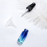 DIY Perfume Bottles Kit, with Two Tone Glass Spray Bottles, with Fine Mist Sprayer & Dust Cap, Plastic Funnel Hopper & Dropper, Mixed Color, Bottles: 7.4x2cm, capacity: 5ml, 10pcs/set