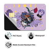 PVC Plastic Waterproof Card Stickers, Self-adhesion Card Skin for Bank Card Decor, Rectangle, Mixed Shapes, 186.3x137.3mm