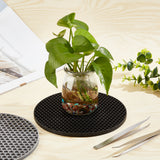 2Pcs Silicone Hot Pads, with 2Pcs Iron Beading Tweezers, Mixed Color, 132~175x9.6~175x2~6mm, Hole: 12mm