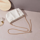 Iron Wheat Chain Bags Handle, with Cord Lock & Swivel Clasps, Adjustable Chain for Purse Making, Light Gold, 120x0.5cm