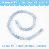 1 Strand Natural Quartz Beads Strands, Dyed, Square, Lavender, 7~9x7~8x6~7mm, Hole: 1mm, about 49~51pcs/strand, 14.76~14.96 inch(37.5~38cm)