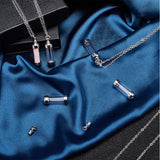 DIY Openable Wish Bottle Necklace Making Kit, Including Glass Pendants, Brass Cable Chains Necklaces, Platinum, 10Pcs/box
