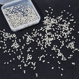 1Bag Tin Beads, Tin Granules, Platinum, 0.4~0.55x0.3~0.4x0.2~0.4cm, 100pcs/bag, 1bag