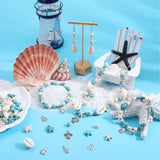 DIY Jewelry Making Finding Kit, Including Turtle & Starfish & Synthetic Germstone Beads, Alloy Pendants, Natural Shell Links Connectors, Antique Silver, 170Pcs/box