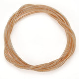 French Copper Wire Grimp Wire, Round Flexible Coil Wire, Metallic Thread for Embroidery and Jewelry Making, Long-Lasting Plated, Golden, 15 Gauge, 1.5mm, about 3.28 Feet(1m)/Strand