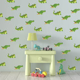 PVC Wall Stickers, Wall Decoration, Crocodile, 980x390mm, 2 sheets/set
