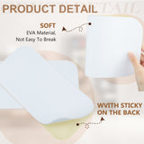 EVA Non-slip Mat, Self Adhesive Furniture Pad, Rectangle, White, 304.8x152.4x2mm
