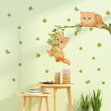 PVC Wall Stickers, for Wall Decoration, Cat Pattern, 350x580mm