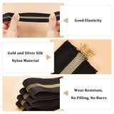 Nylon Elastic Bands, Flat Wide Thick Elastic Cord, for DIY Accessories, Gold, 25x0.7mm, about 10.94 Yards(10m)/Roll