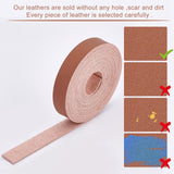 PU Leather Fabric, for Shoes Bag Sewing Patchwork DIY Craft Appliques, Camel, 1.25x0.13cm, 2m/roll