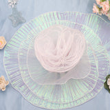 Polyester Gradient Pleated Lotus Leaf Lace Fabric, Garment Accessories, Colorful, 13~15x0.06cm