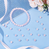 4 Strands Natural Rose Quartz Beads Strands, Round, 6mm, Hole: 1mm, about 29~32pcs/strand, 8 inch