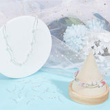 Brass Tube Beads, Long-Lasting Plated, Curved Beads, Textured Tube, 925 Sterling Silver Plated, 20x2mm, Hole: 1.2mm, 40pcs/box