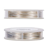 Round Copper Wire for Jewelry Making,Silver,18 Gauge,1mm,3 rolls/set