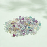 2 Strands Natural Fluorite Beads Strands, Faceted, Round, 3mm, Hole: 0.5mm, about 132pcs/strand, 15.5 inch(39.5cm)