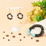 500Pcs 4 Styles Coconut Beads Strands, Heishi Beads, Flat Round/Disc, Mixed Color, 5~10x2mm, Hole: 1.5mm