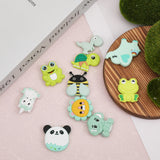 10Pcs 10 Styles Silicone Beads, Chewing Beads For Teethers, DIY Nursing Necklaces Making, Mixed Shapes, Mixed Color, 24~33x23.5~39x7.5~10.5mm, Hole: 2~3mm, 1pc/style