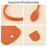 PU Leather Purse Knitting Accessories Sets, including Sew on Bag Handles, Snap Button Bag Covers, Chocolate, 23~302x13~89x2~6mm, 8pcs/set