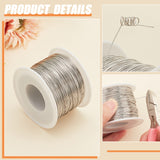 Tiger Tail Wire, Stainless Steel Wire, for Jewelry Making, Stainless Steel Color, 0.5mm, about 160m/roll
