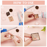 DIY Blank Dome Finger Ring Making Kit, Including Square & Flat Round Brass Ring Components, Glass Cabochons, Antique Bronze, 40Pcs/box