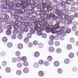 1 Strand Natural Amethyst Beads Strands, Faceted, Round, 2~3x2~2.5mm, Hole: 0.2mm, about 181~210pcs/strand, 15.9~16.3 inch(40.4~41.5cm)
