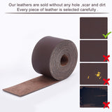 PU Leather Fabric, for Shoes Bag Sewing Patchwork DIY Craft Appliques, Coconut Brown, 3.75x0.13cm, 2m/roll
